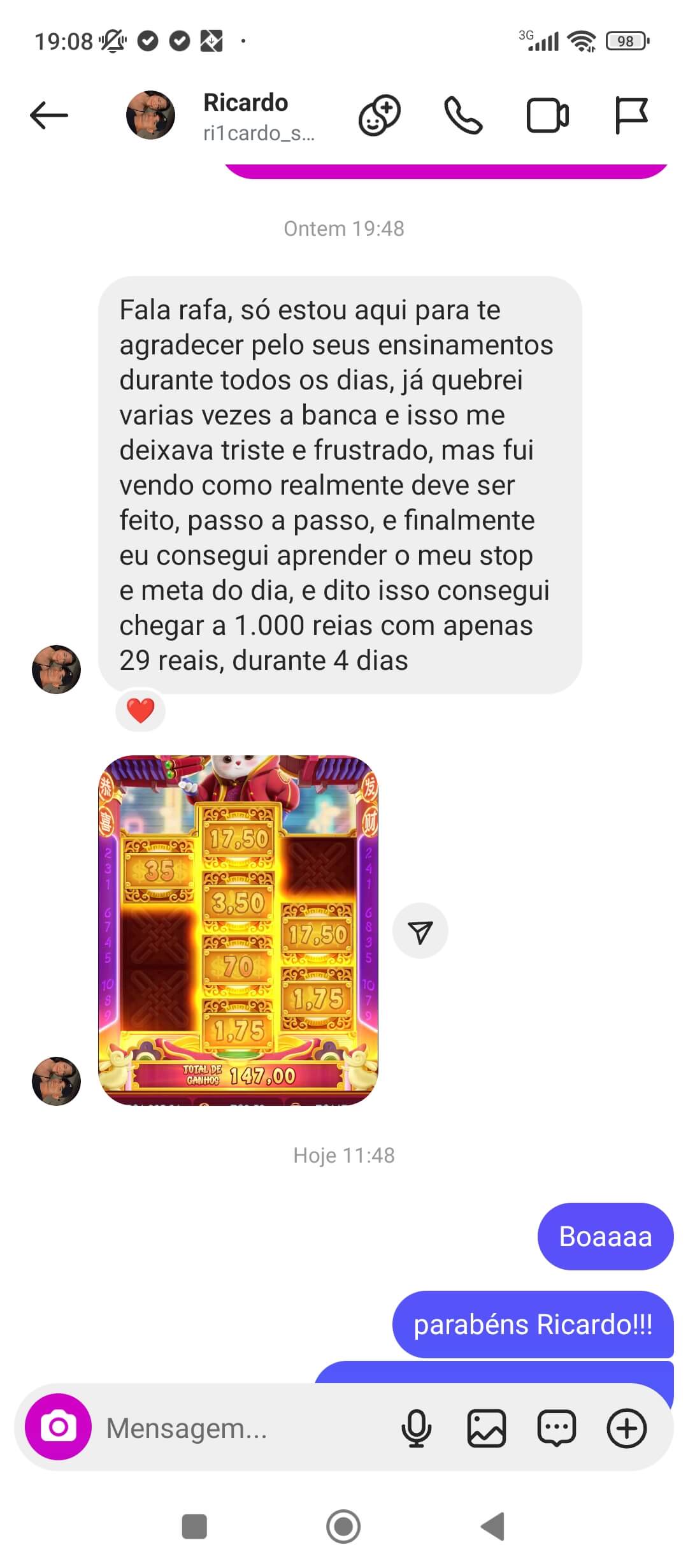 PROVA SOCIAL RAFA 9